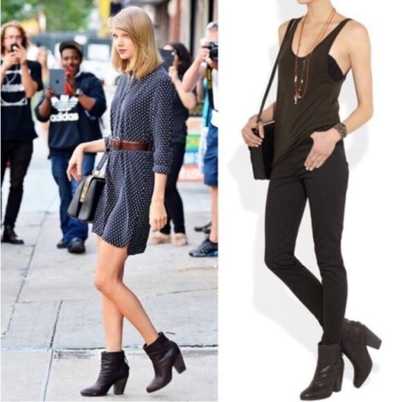 NWOB Rag & Bone Classic Newbury Ankle Boot Black - Picture 1 of 12